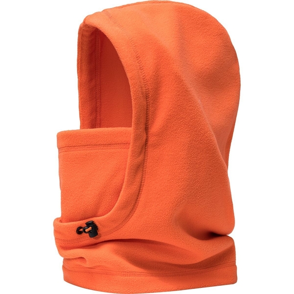 Beige & Orange Fleece Hooded Balaclava - Picture 4 of 6